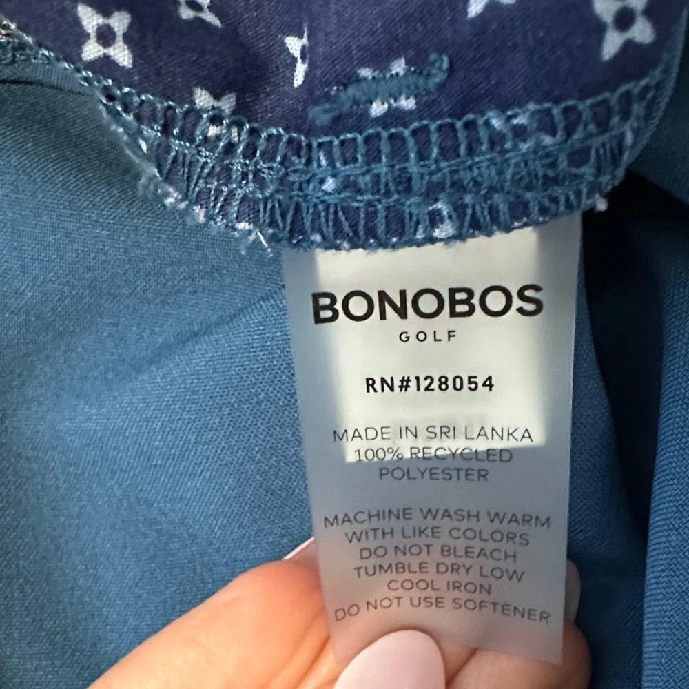 Bonobos 35 Golf Performance Slim Fit Teal‎ Mens Athletic Casual Flat Front Pants